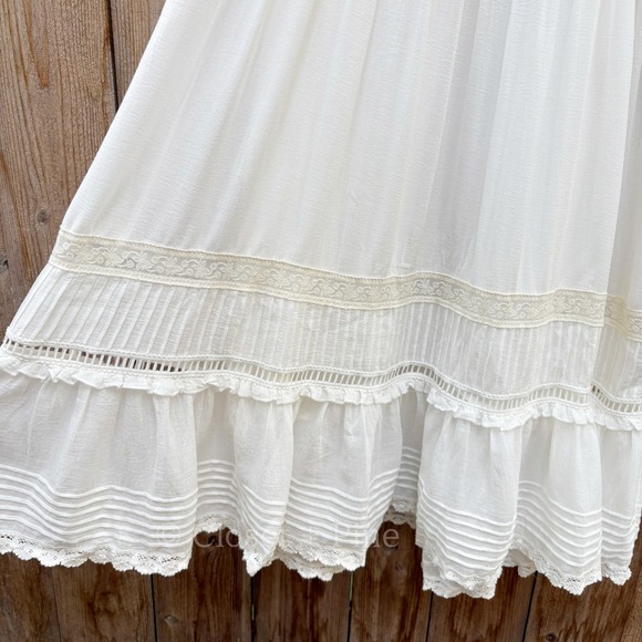 Spell & The Gypsy Collective Hanging Rock Lace Midi Dress Size XS NWT White - Picture 8 of 17